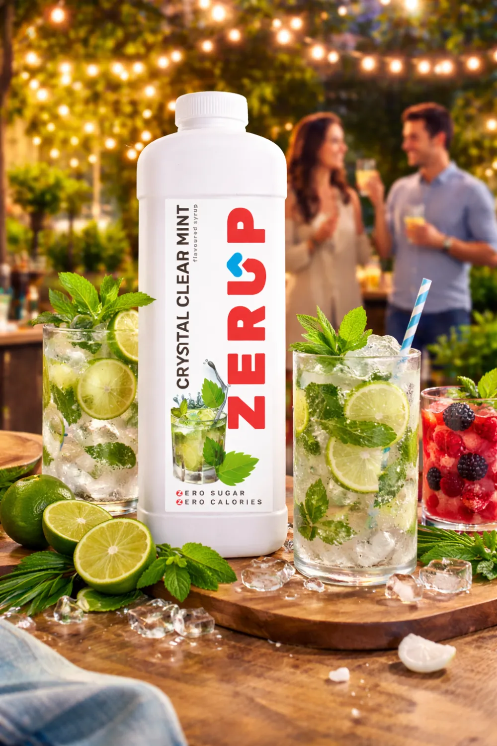 Zerup syrup served in a mocktail