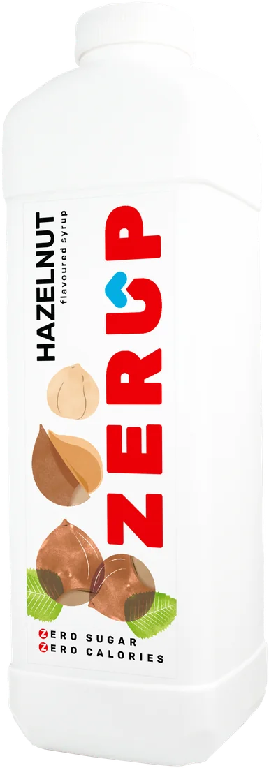 Zerup Hazelnut syrup 1L bottle