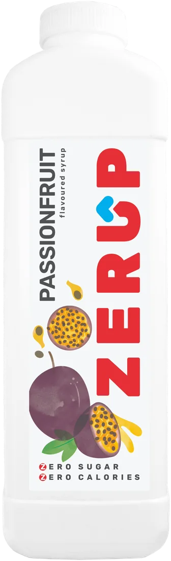 Zerup Passionfruit syrup 1L bottle